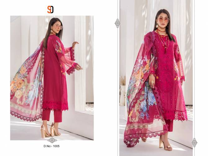 Maria B Colors Vol 1 By Shraddha Embroidery Cotton Pakistani Suits Wholesale Market In Surat
